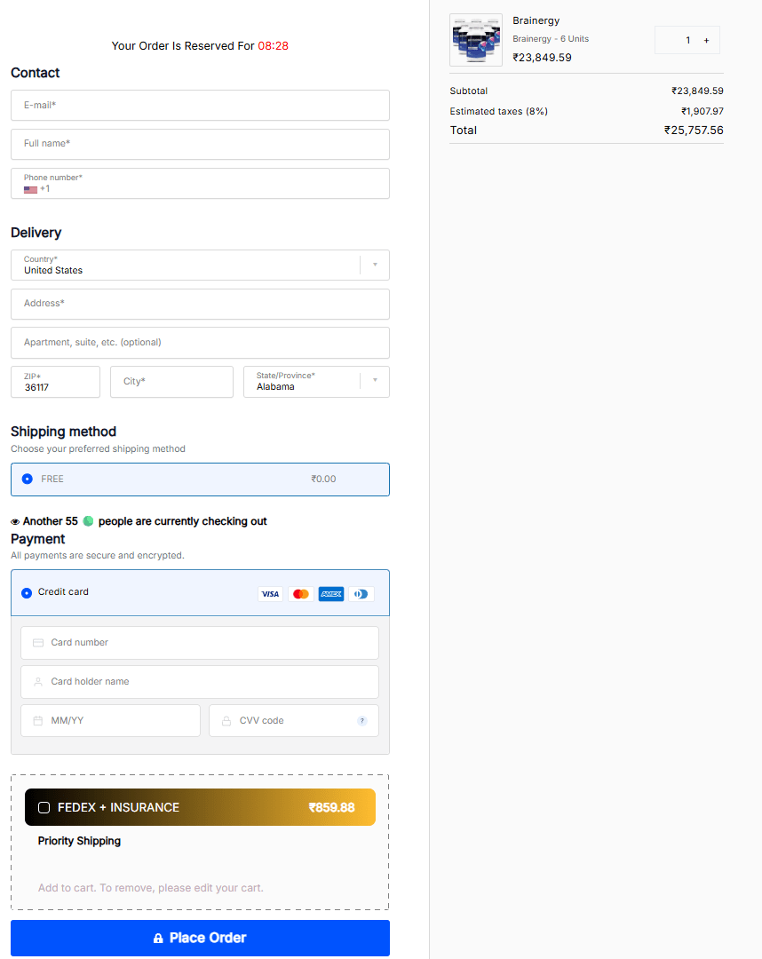 Brainergy official website